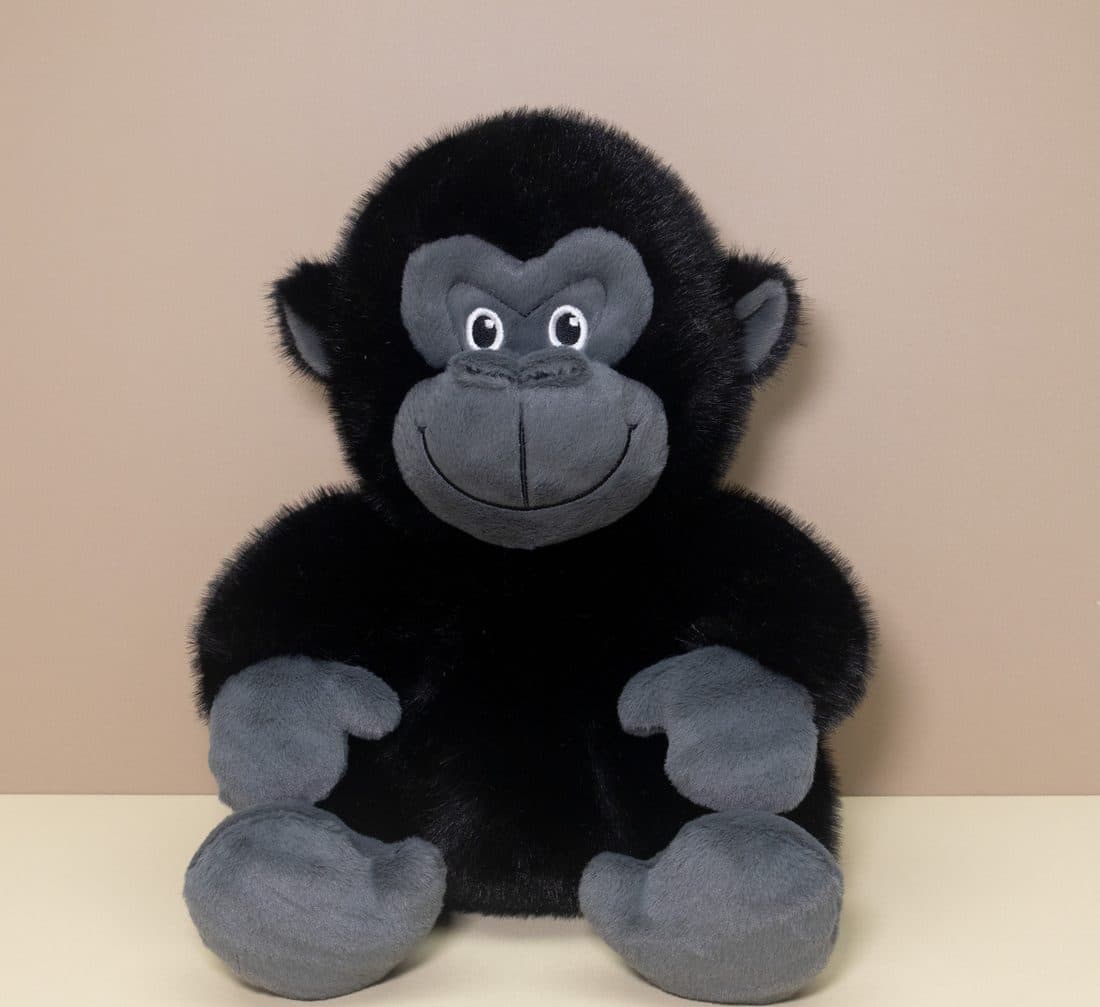 Black Gorilla Plush — LovelyJoy custom plush toy