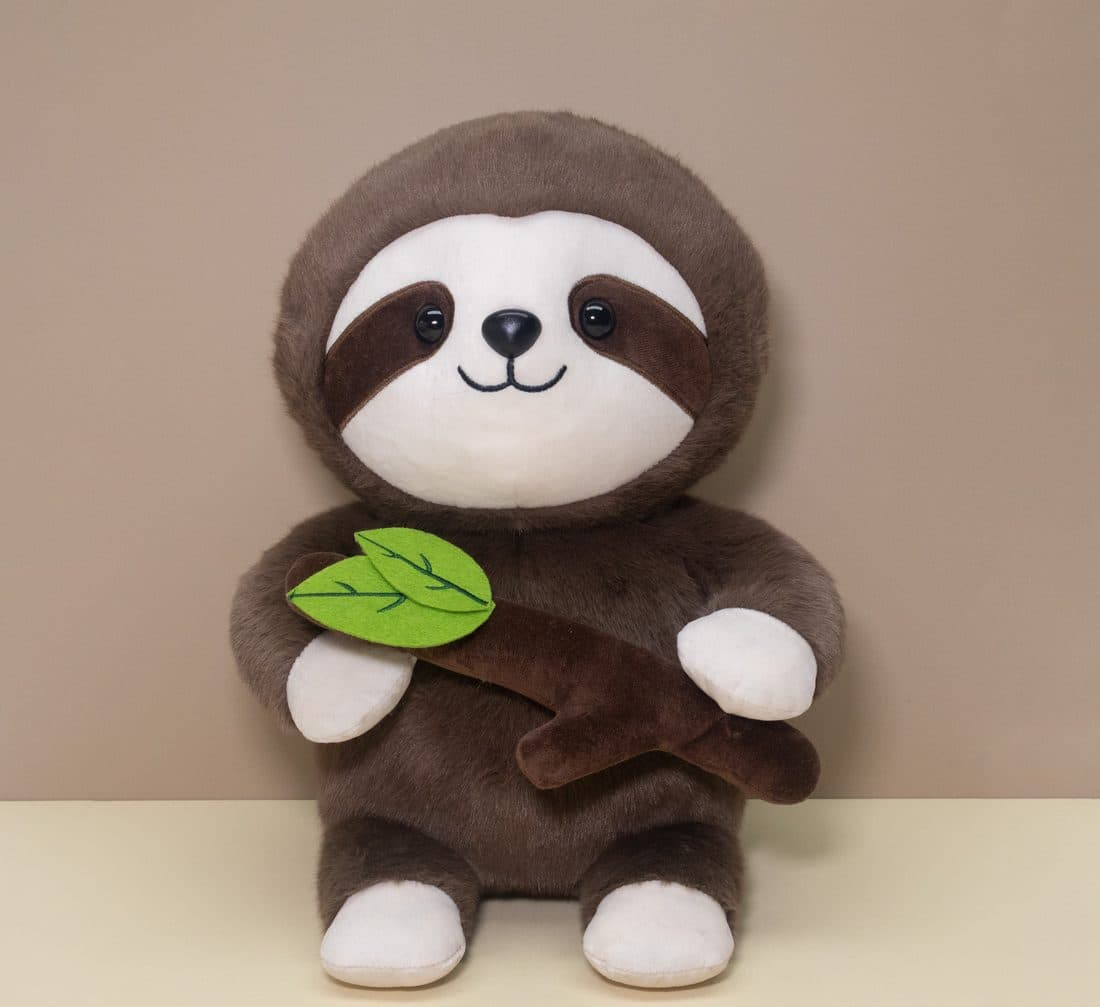 Cuddly Sloth Plush — LovelyJoy custom plush toy