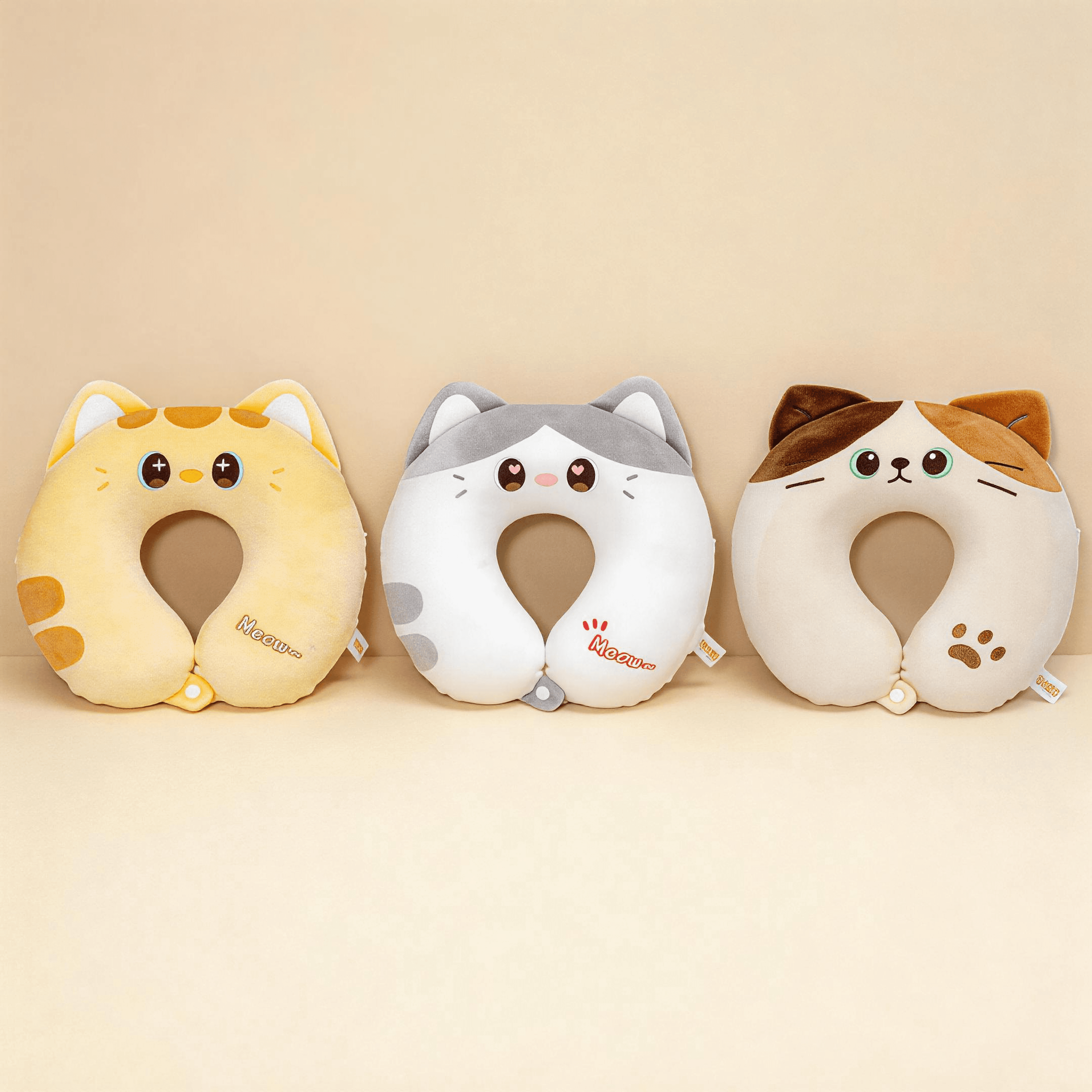 Cat Neck Pillow Series — LovelyJoy custom plush toy OEM/ODM