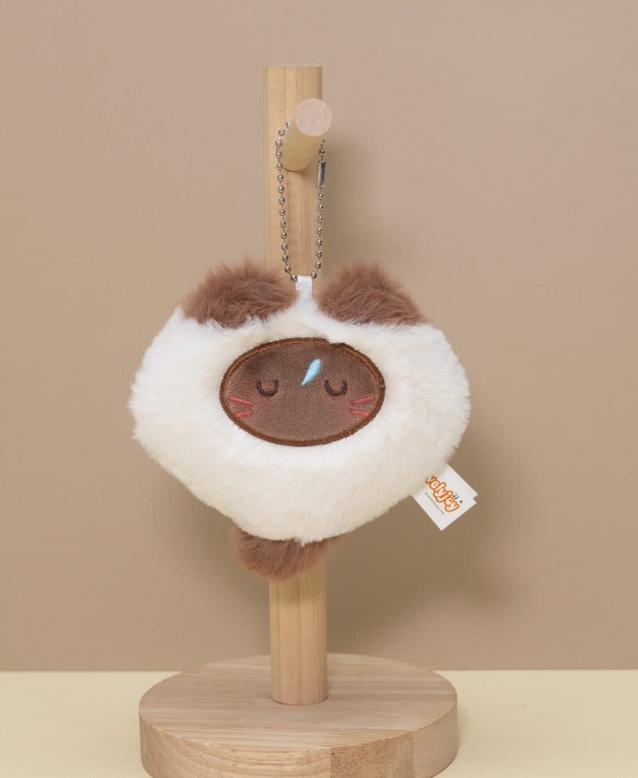 Siamese Cat Keychain — LovelyJoy custom plush toy