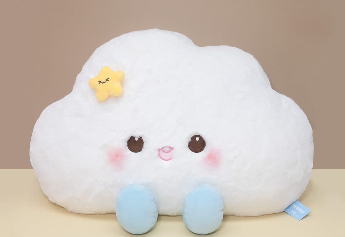 Smiling Cloud Pillow — LovelyJoy custom plush toy