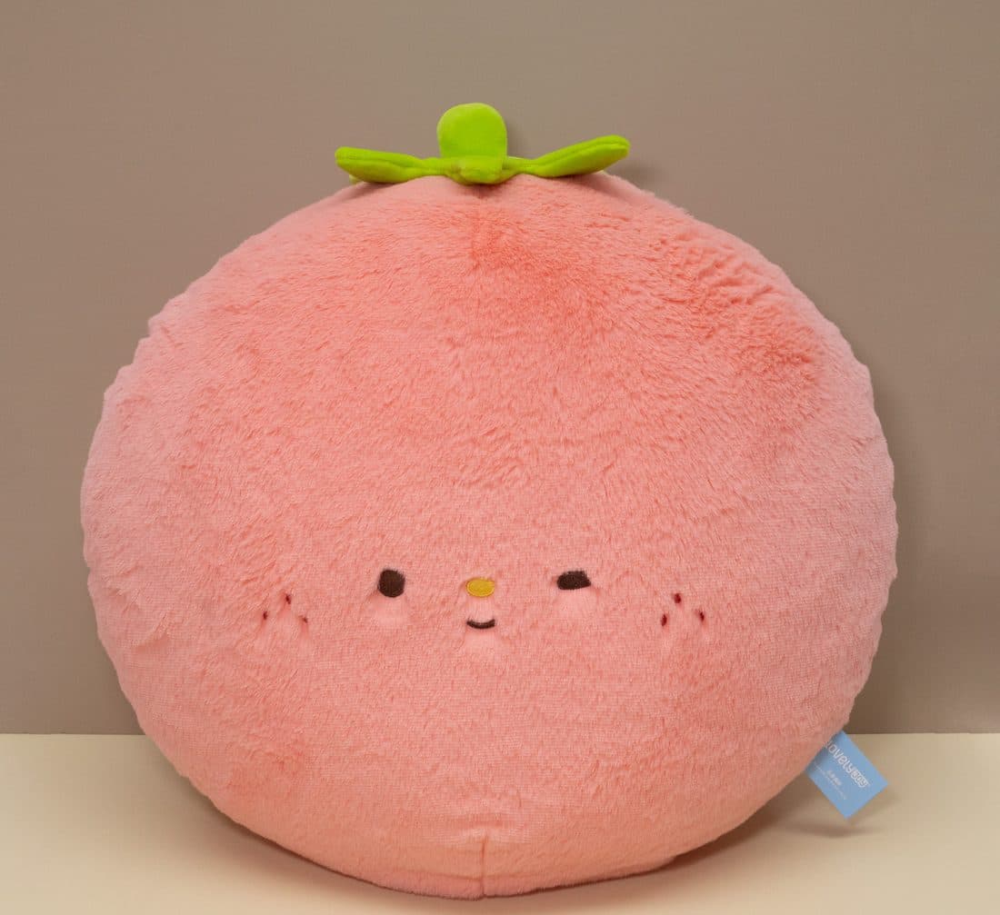 Peach Fruit Pillow — LovelyJoy custom plush toy