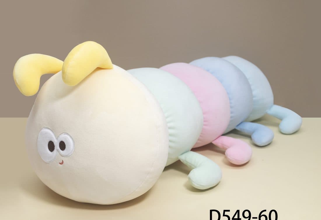 Rainbow Caterpillar Plush — LovelyJoy custom plush toy