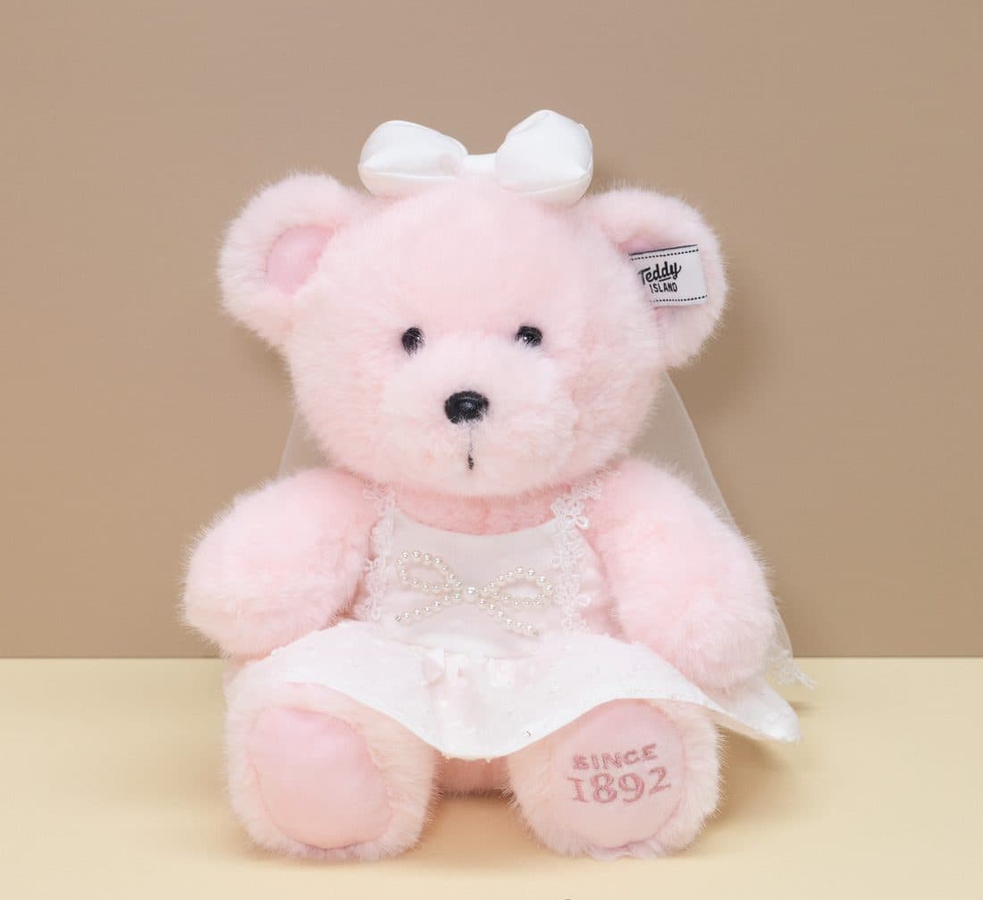 Teddy Island Bride Bear — LovelyJoy custom plush toy