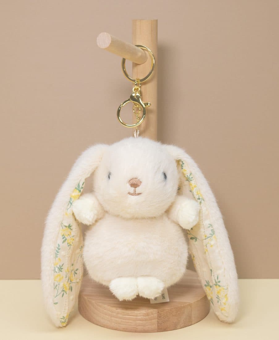 Floral-Ear Bunny Charm — LovelyJoy custom plush toy