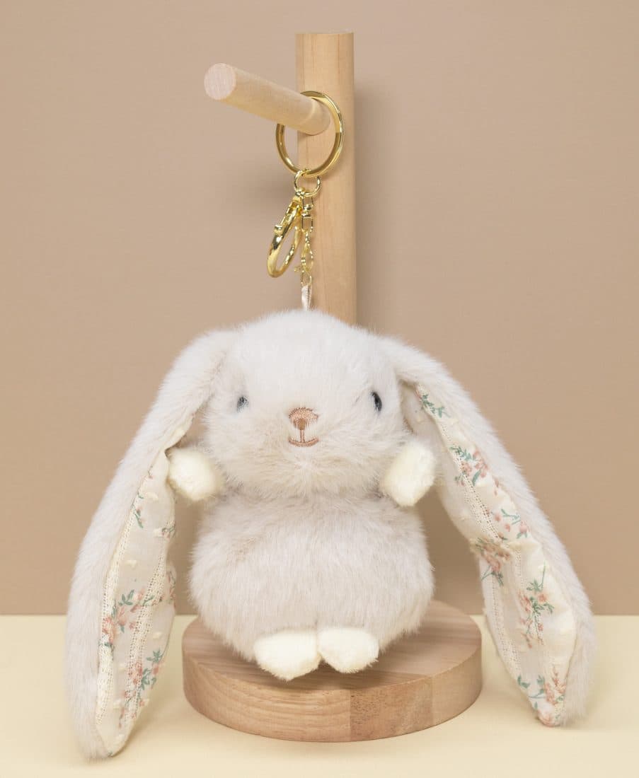 Floral-Ear Bunny Charm - LovelyJoy plush toy 3