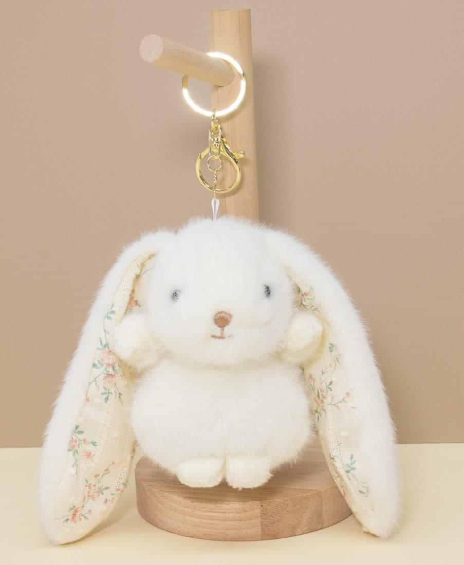 Floral-Ear Bunny Charm - LovelyJoy plush toy 4