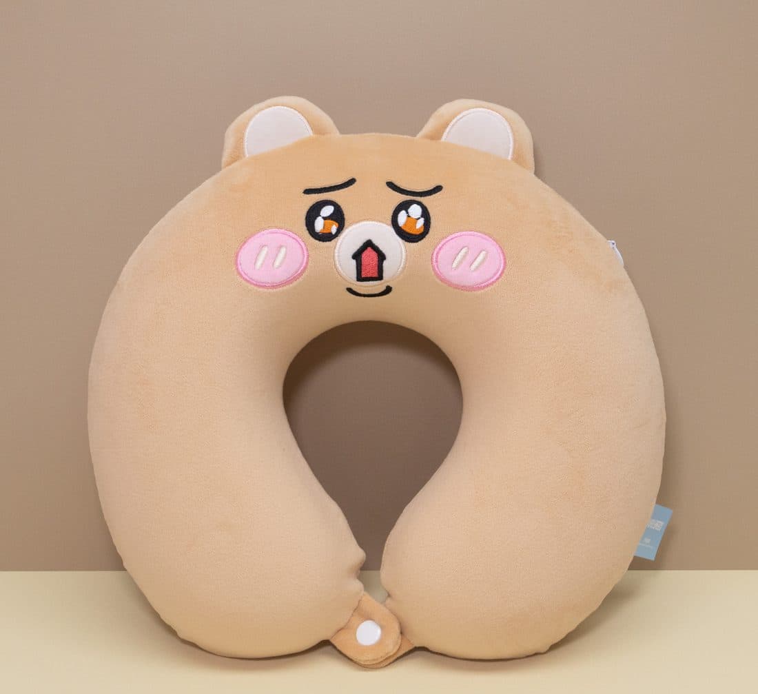 Bear U-Neck Pillow — LovelyJoy custom plush toy