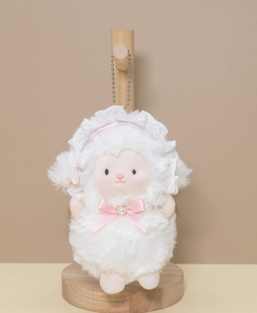 Lace Bonnet Lamb - LovelyJoy plush toy 3