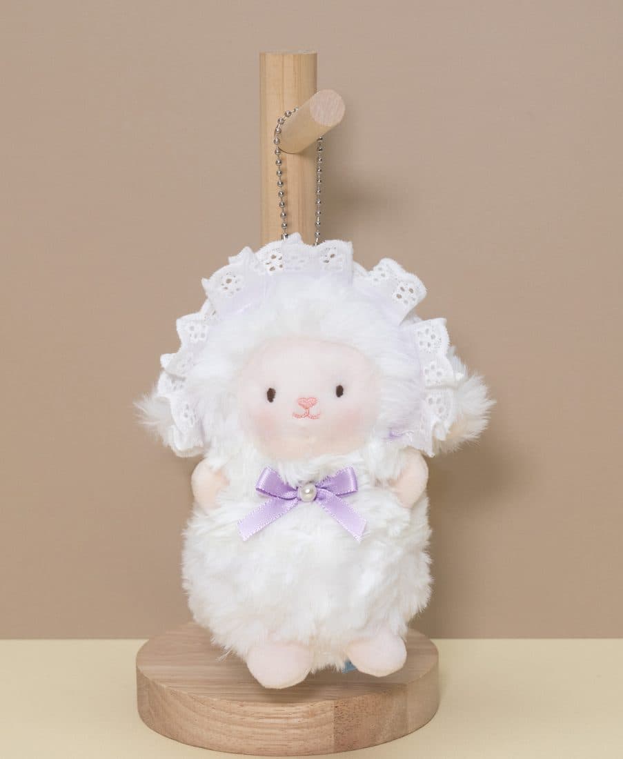 Lace Bonnet Lamb - LovelyJoy plush toy 4