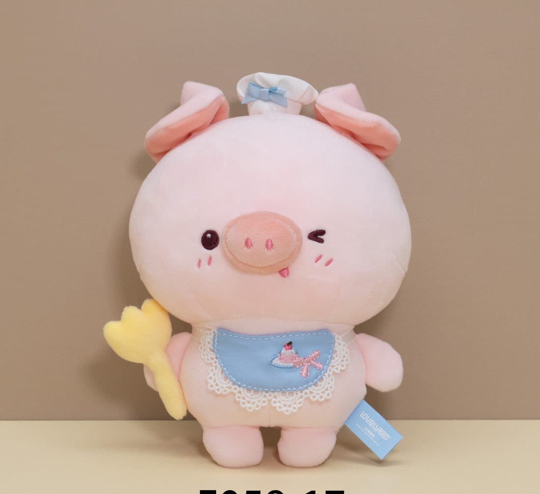 Apron Piglet Plush — LovelyJoy custom plush toy