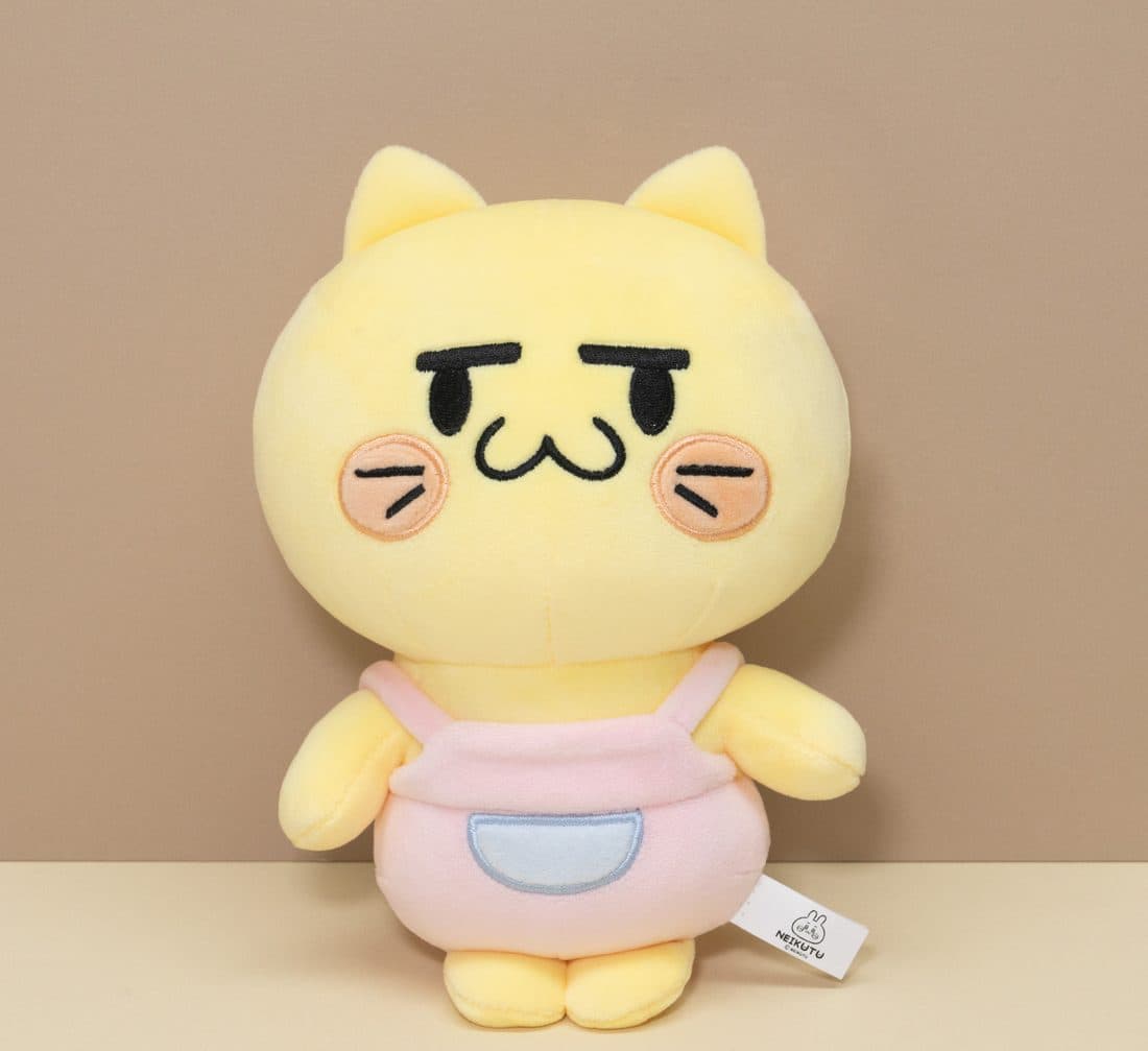 Nezikutu Overall Cat — LovelyJoy custom plush toy