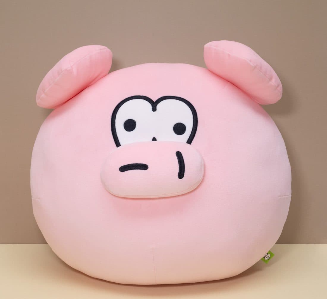 Pig Face Cushion — LovelyJoy custom plush toy