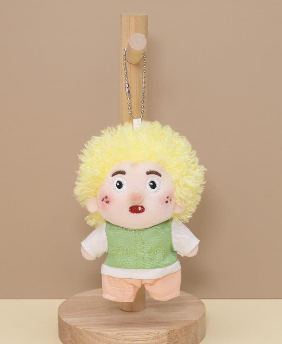 Curly Hair Doll Charm — LovelyJoy custom plush toy