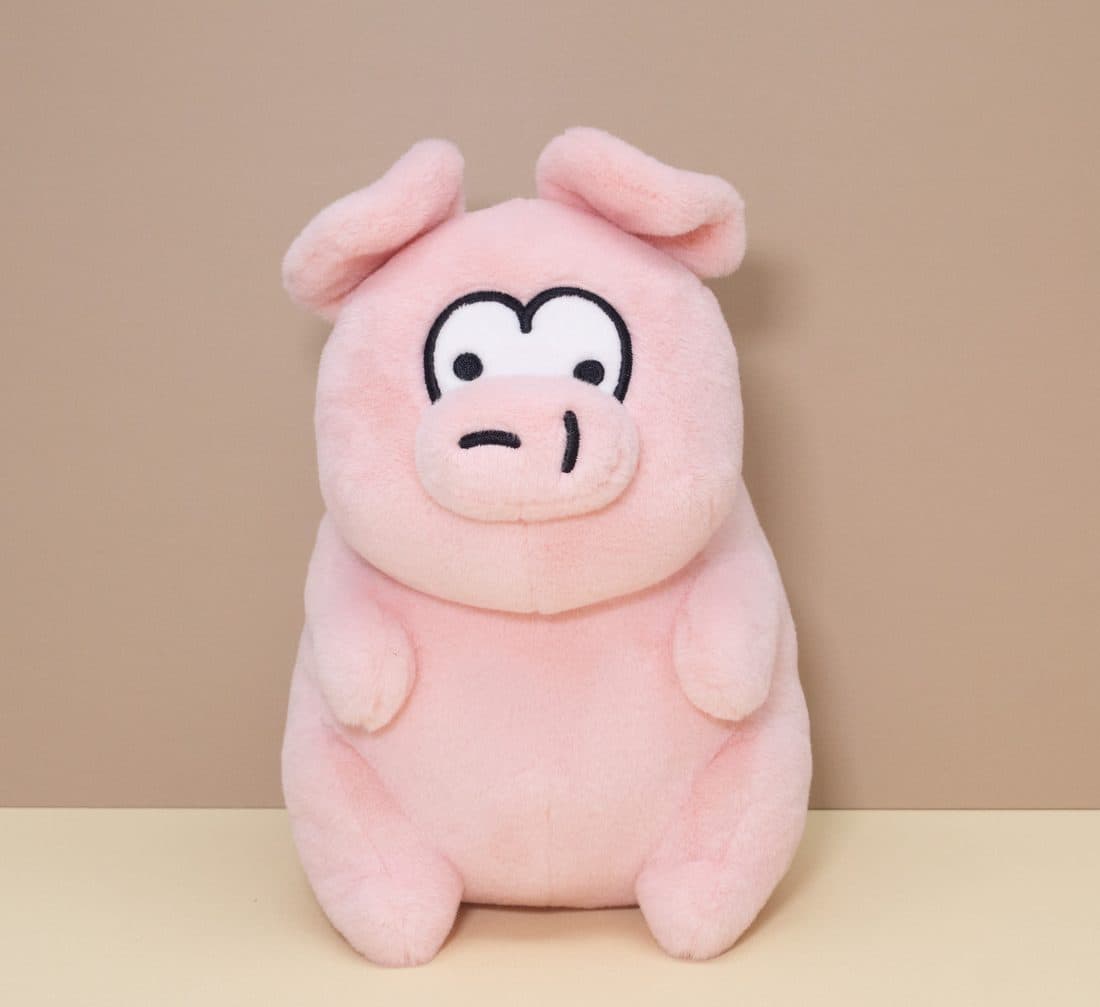 Fuzzy Pig Keychain - LovelyJoy plush toy 2