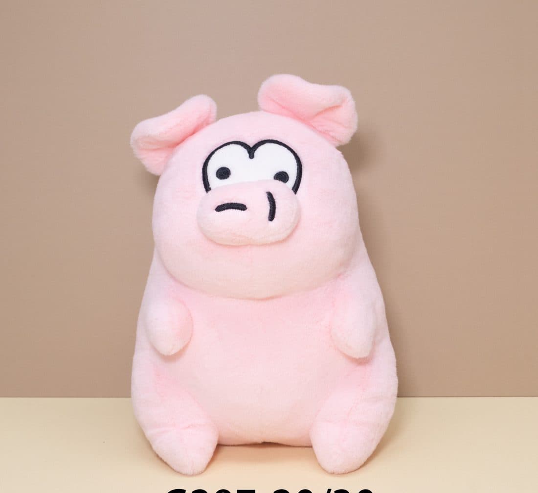 Fuzzy Pig Keychain - LovelyJoy plush toy 4