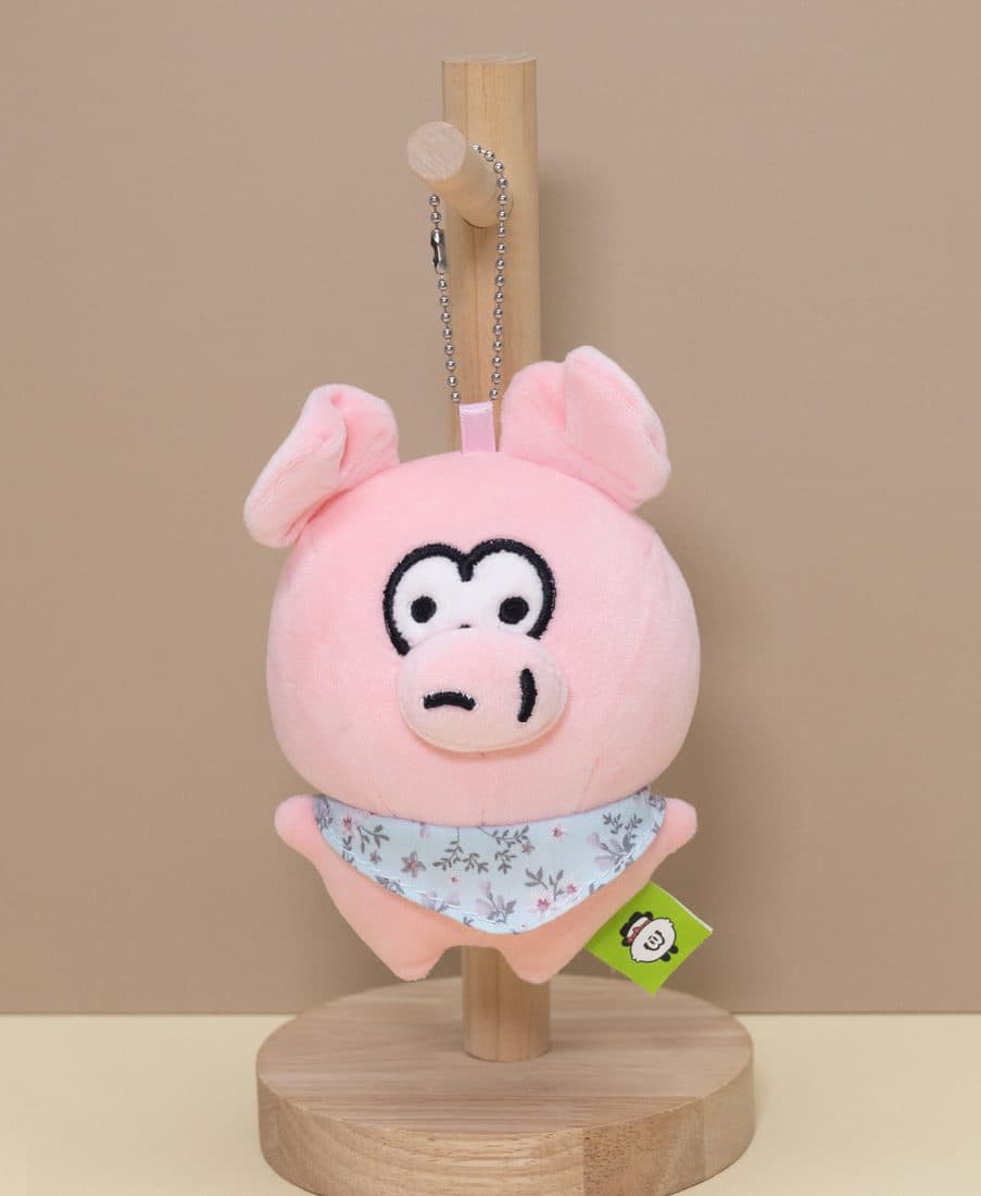 Scarf Pig Keychain — LovelyJoy custom plush toy