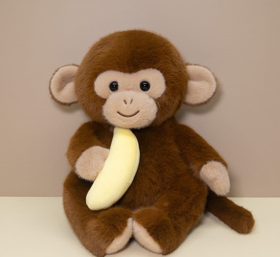 Banana Monkey Plush — LovelyJoy custom plush toy