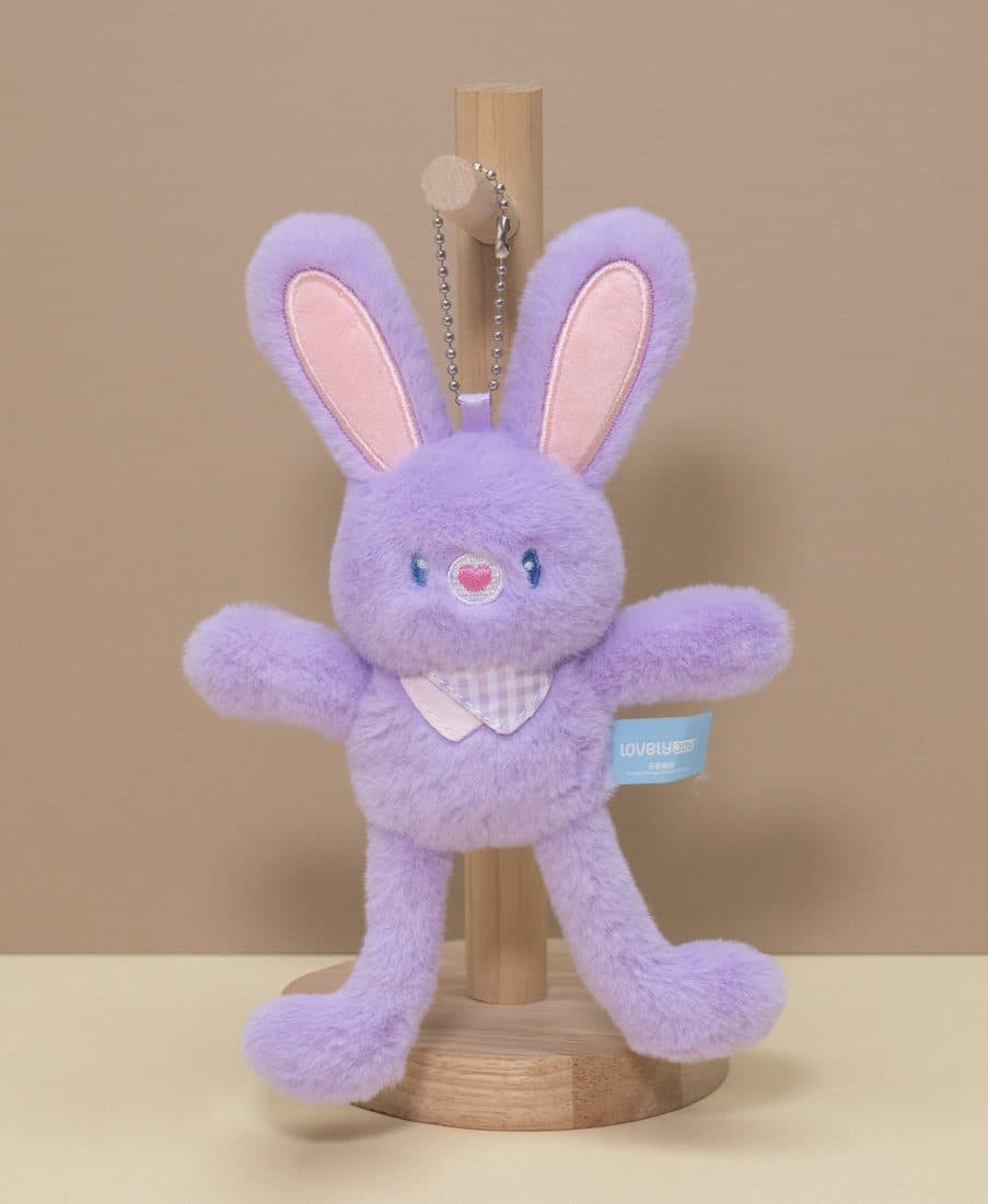 Pink Bunny Bag Charm - LovelyJoy plush toy 3