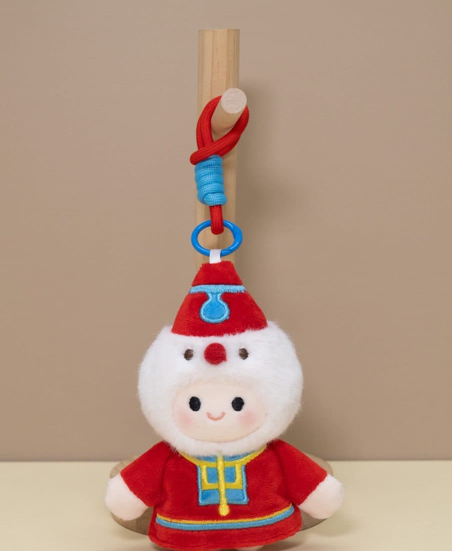 Red Festive Boy Charm — LovelyJoy custom plush toy