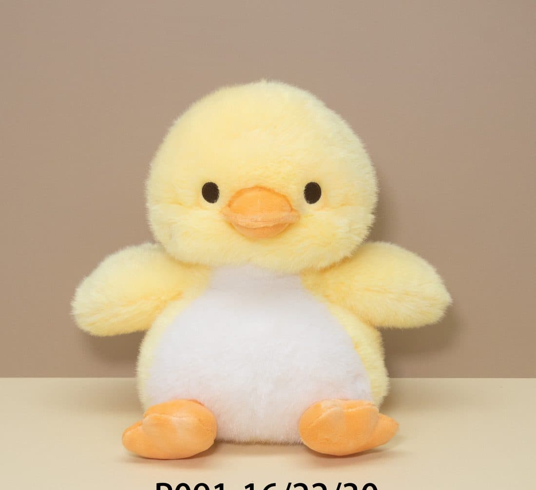 Fluffy Yellow Chick — LovelyJoy custom plush toy