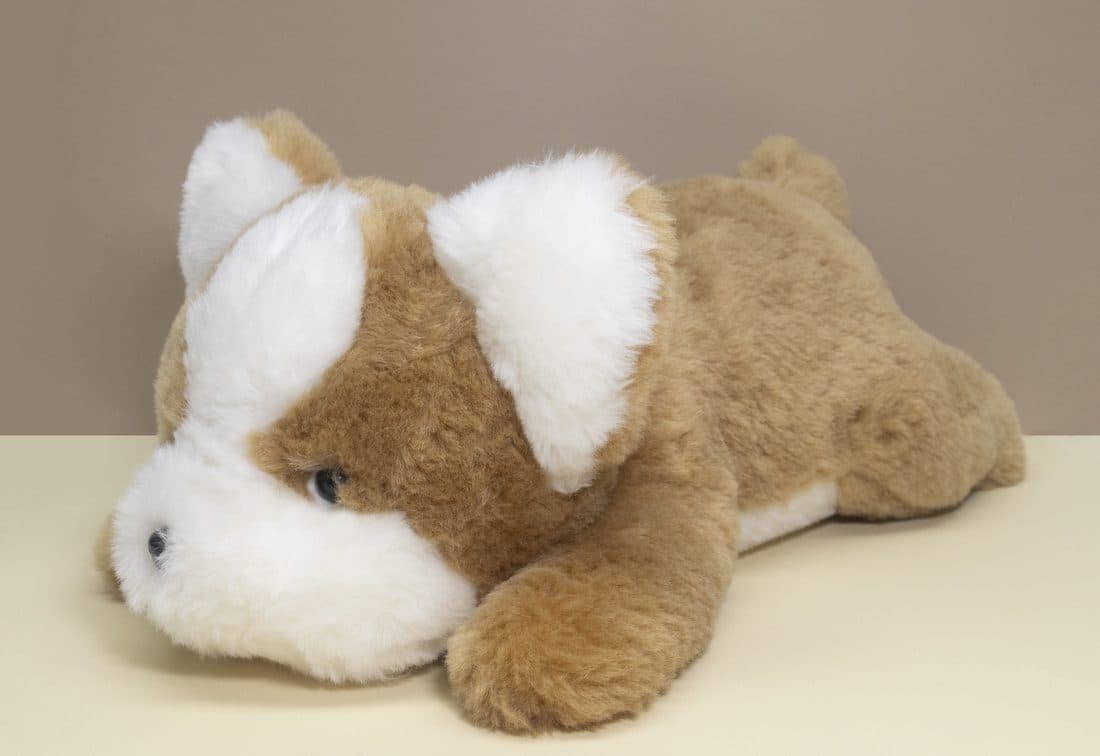 Lying White Puppy - LovelyJoy plush toy 2