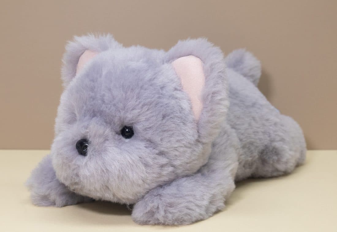 Lying White Puppy - LovelyJoy plush toy 3