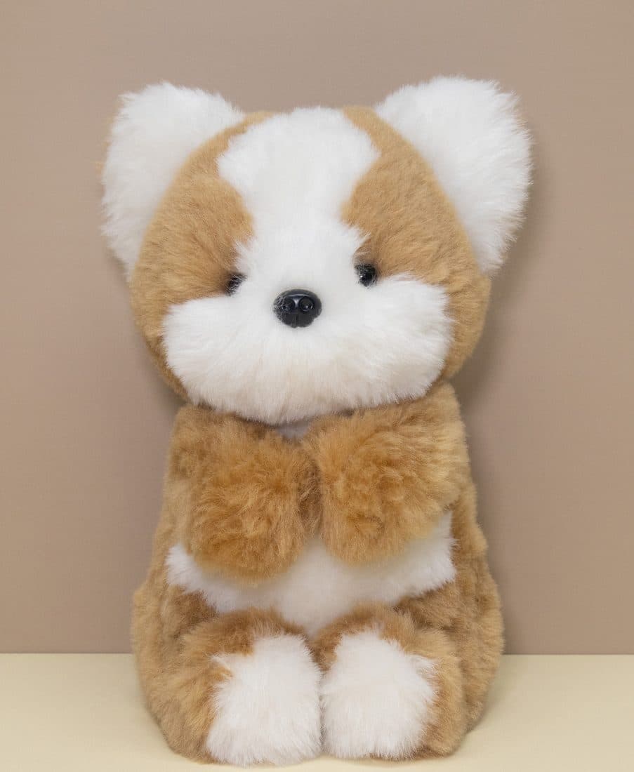 Sitting Corgi Plush — LovelyJoy custom plush toy