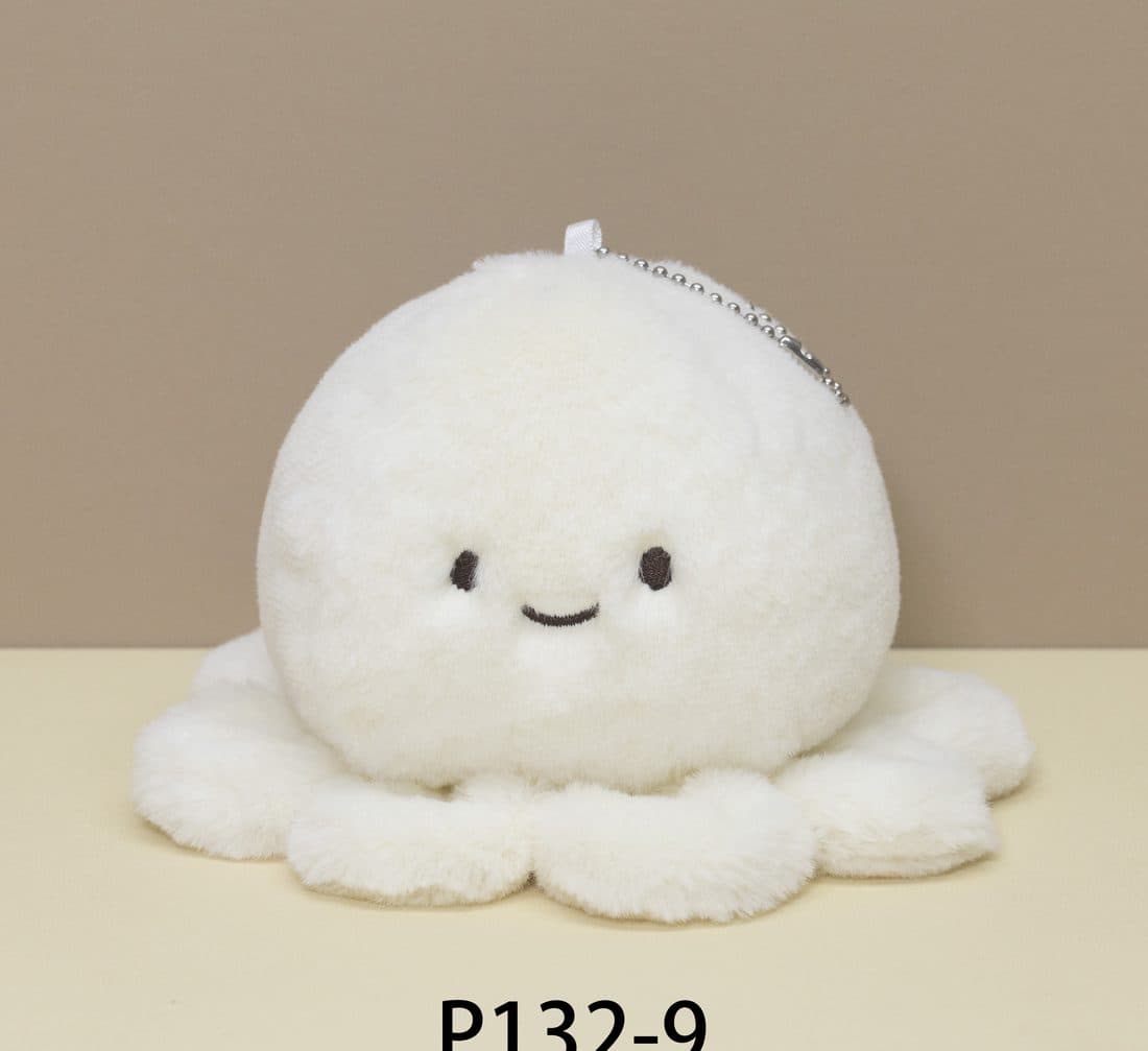 Cloud Octopus Keychain — LovelyJoy custom plush toy