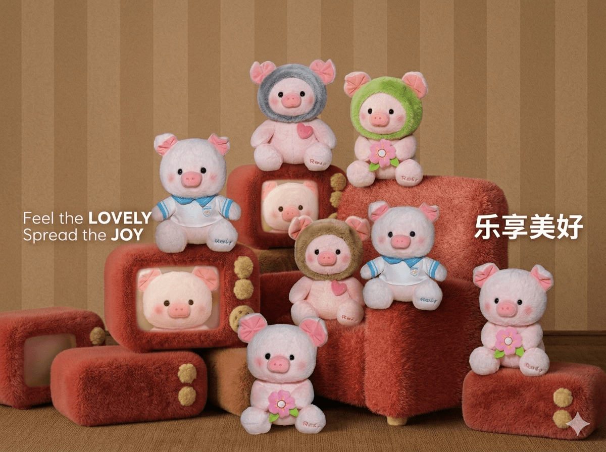 Piggy Series — LovelyJoy custom plush toy OEM/ODM