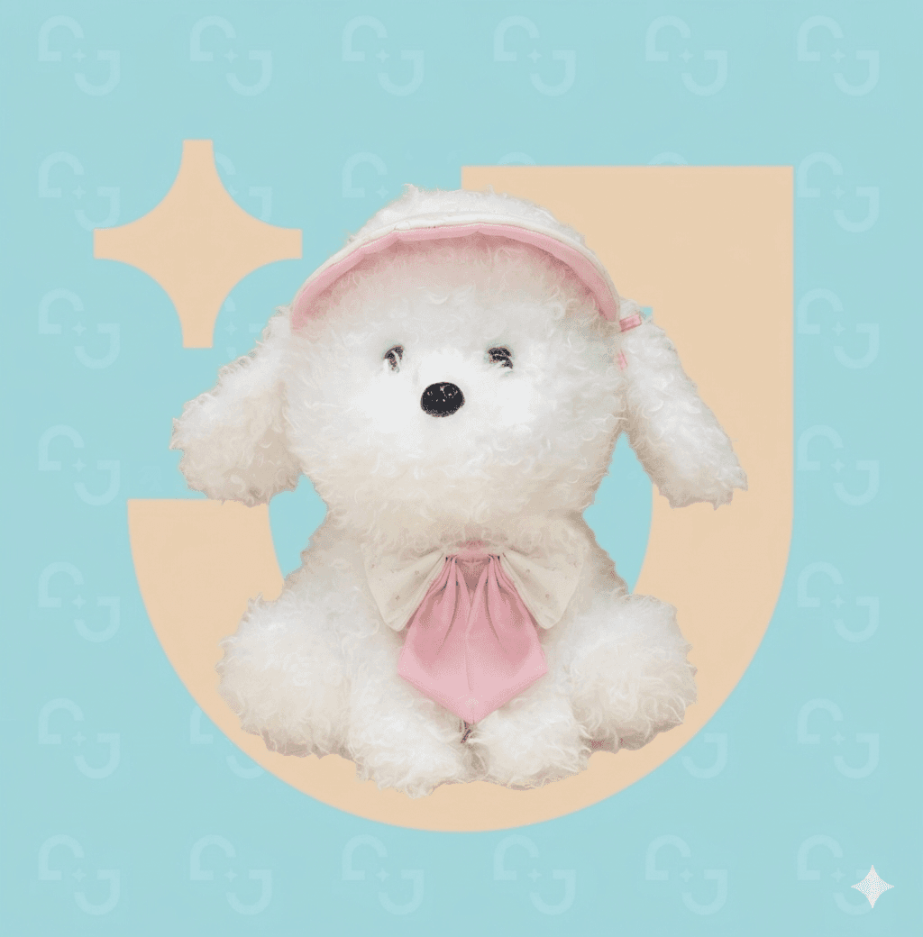 Sitting Puppy — LovelyJoy custom plush toy OEM/ODM