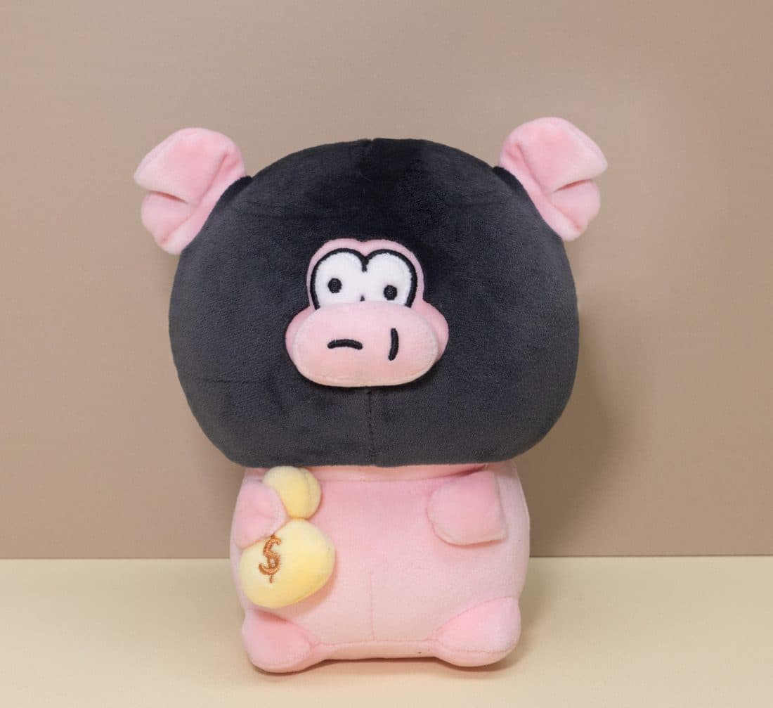 Money Pig Plush — LovelyJoy custom plush toy