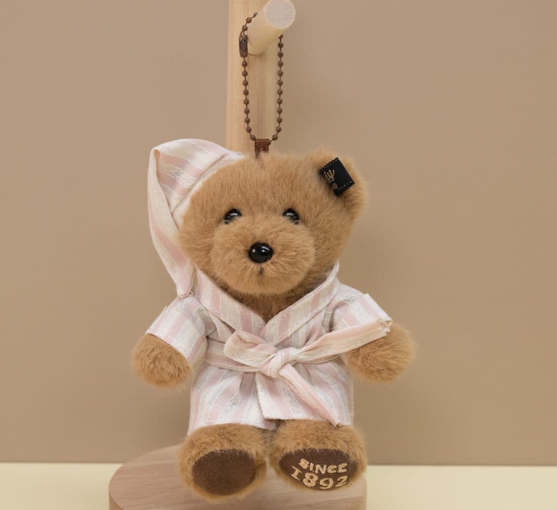 Teddy Island Bathrobe Bear Charm - LovelyJoy plush toy 3