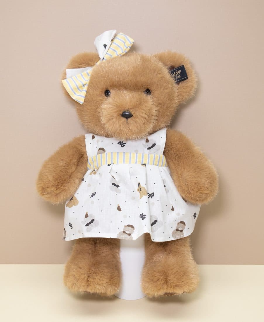 Teddy Island Gingham Dress Bear - LovelyJoy plush toy 3