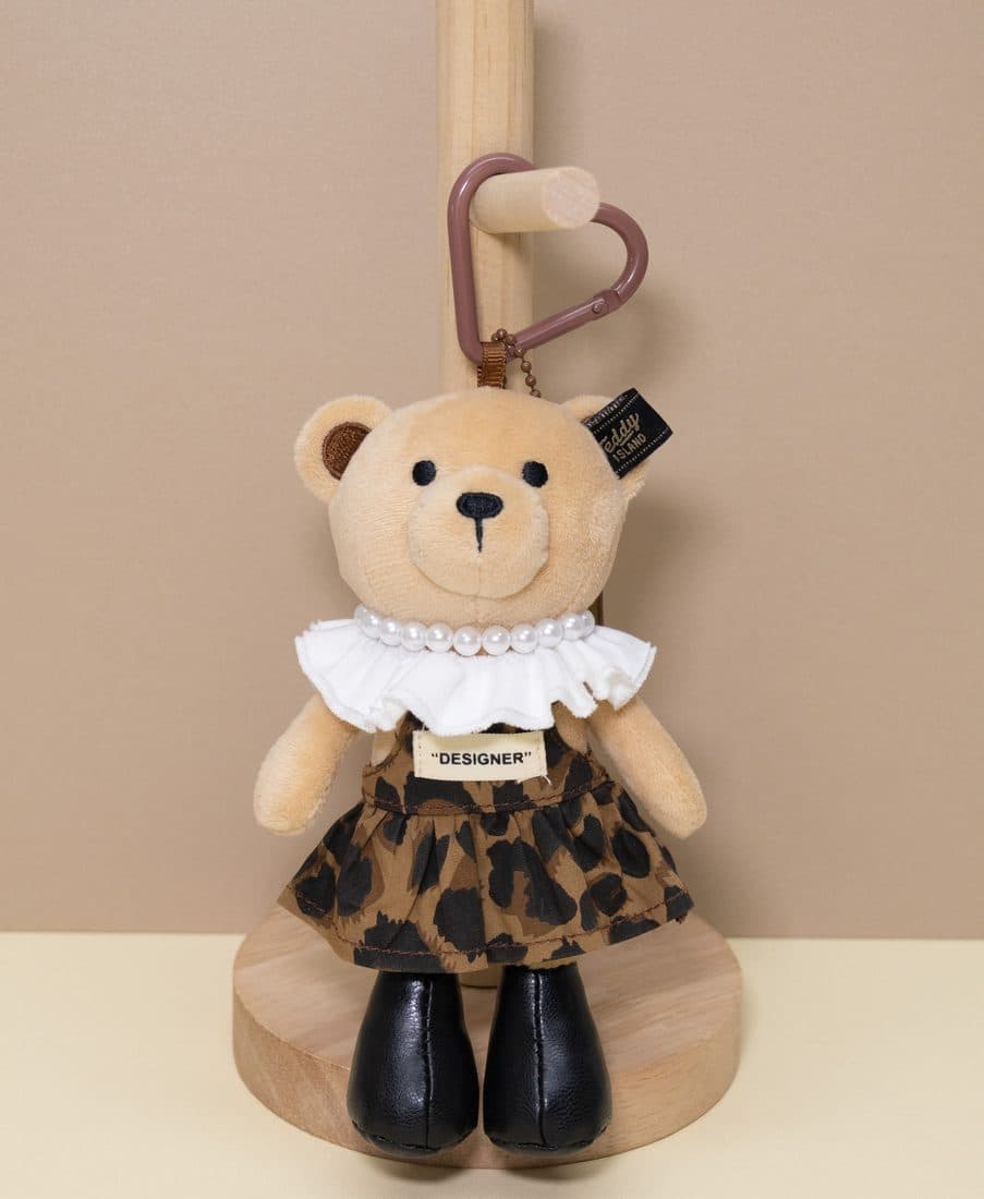 Teddy Island Tweed Tutu Bear Charm - LovelyJoy plush toy 5