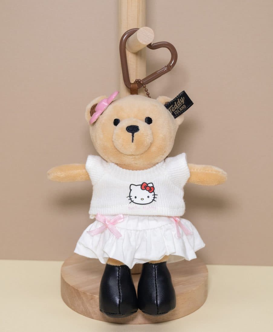 Teddy Island Tweed Tutu Bear Charm - LovelyJoy plush toy 6