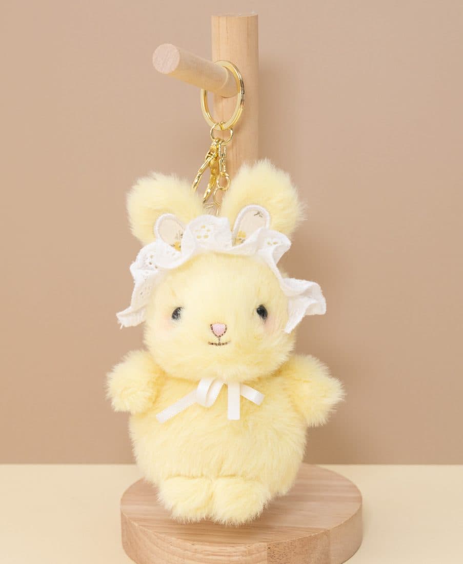 Lace Bunny Keychain - LovelyJoy plush toy 2