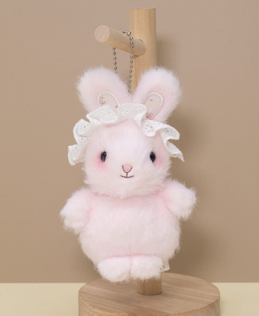 Lace Bunny Keychain - LovelyJoy plush toy 3