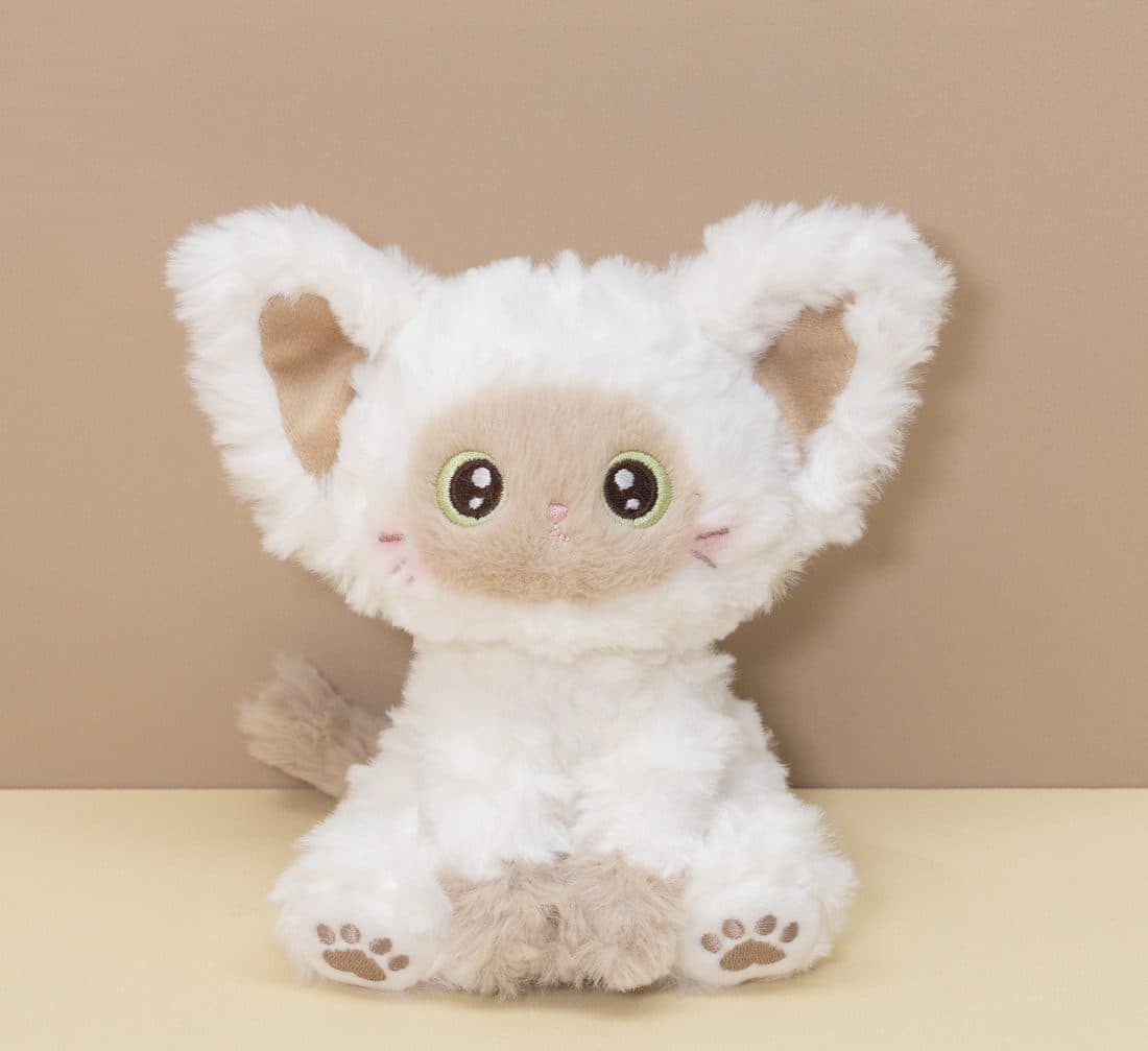 Big-Ear Gray Kitten - LovelyJoy plush toy 3