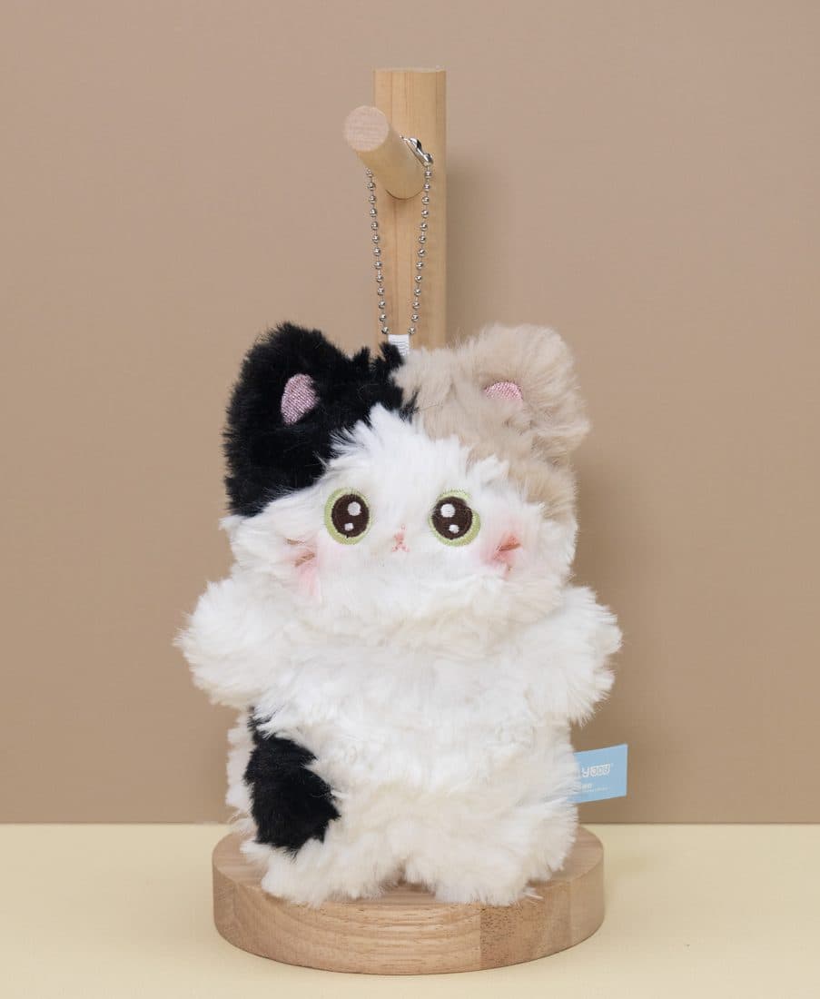 Tuxedo Cat Keychain — LovelyJoy custom plush toy