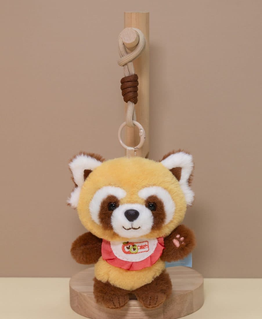 Bib Red Panda Keychain - LovelyJoy plush toy 3