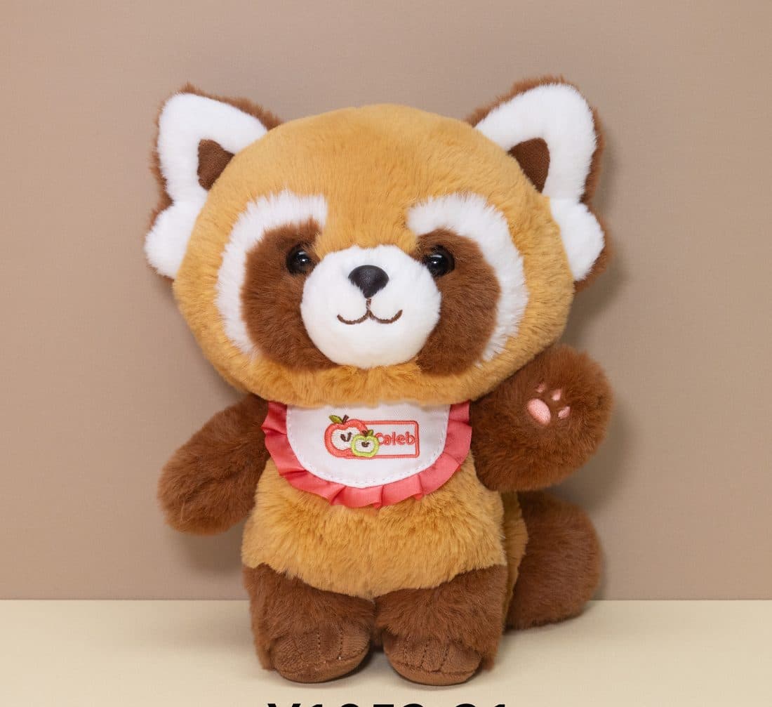 Bib Red Panda Keychain - LovelyJoy plush toy 4