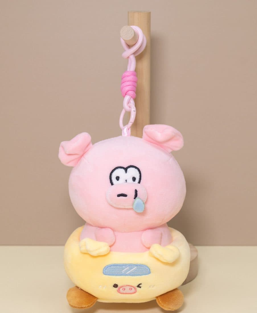 Drooling Pig Keychain - LovelyJoy plush toy 4