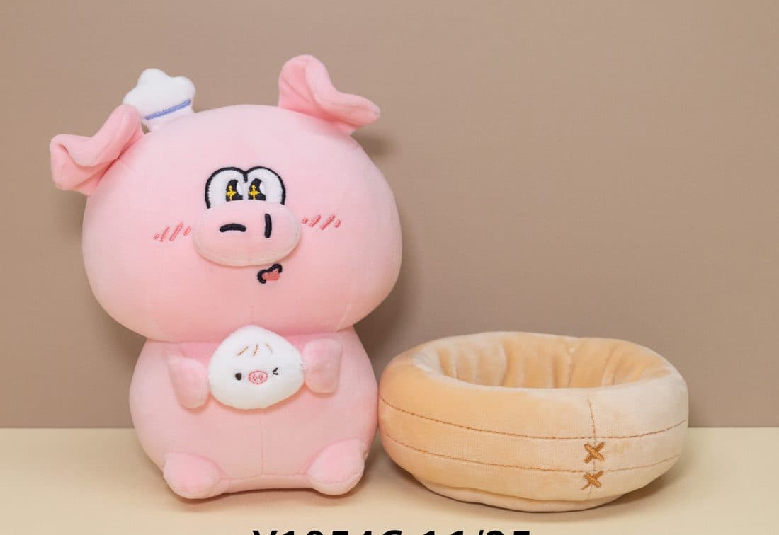 Chef Pig & Bun - LovelyJoy plush toy 2