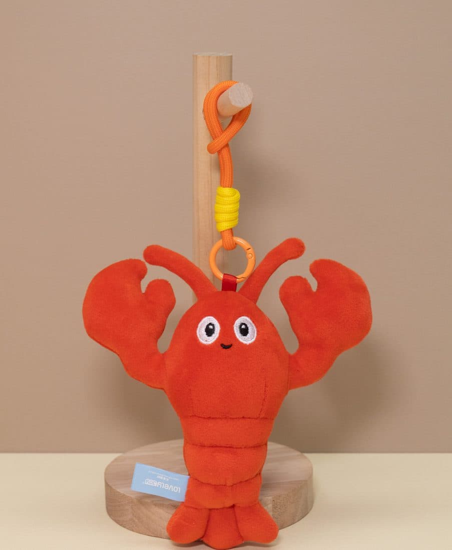 Lobster Stroller Clip - LovelyJoy plush toy 4