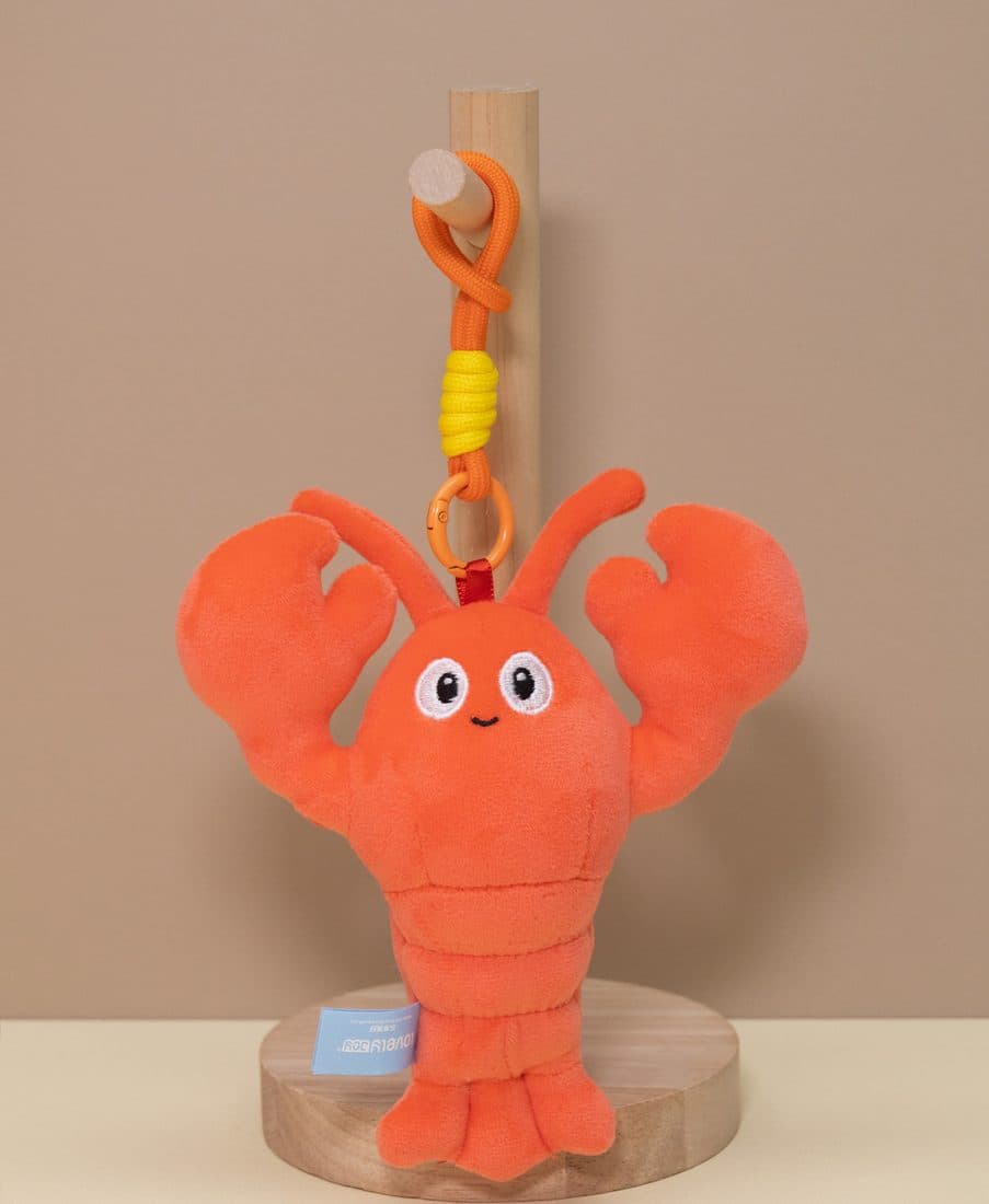 Lobster Stroller Clip - LovelyJoy plush toy 6