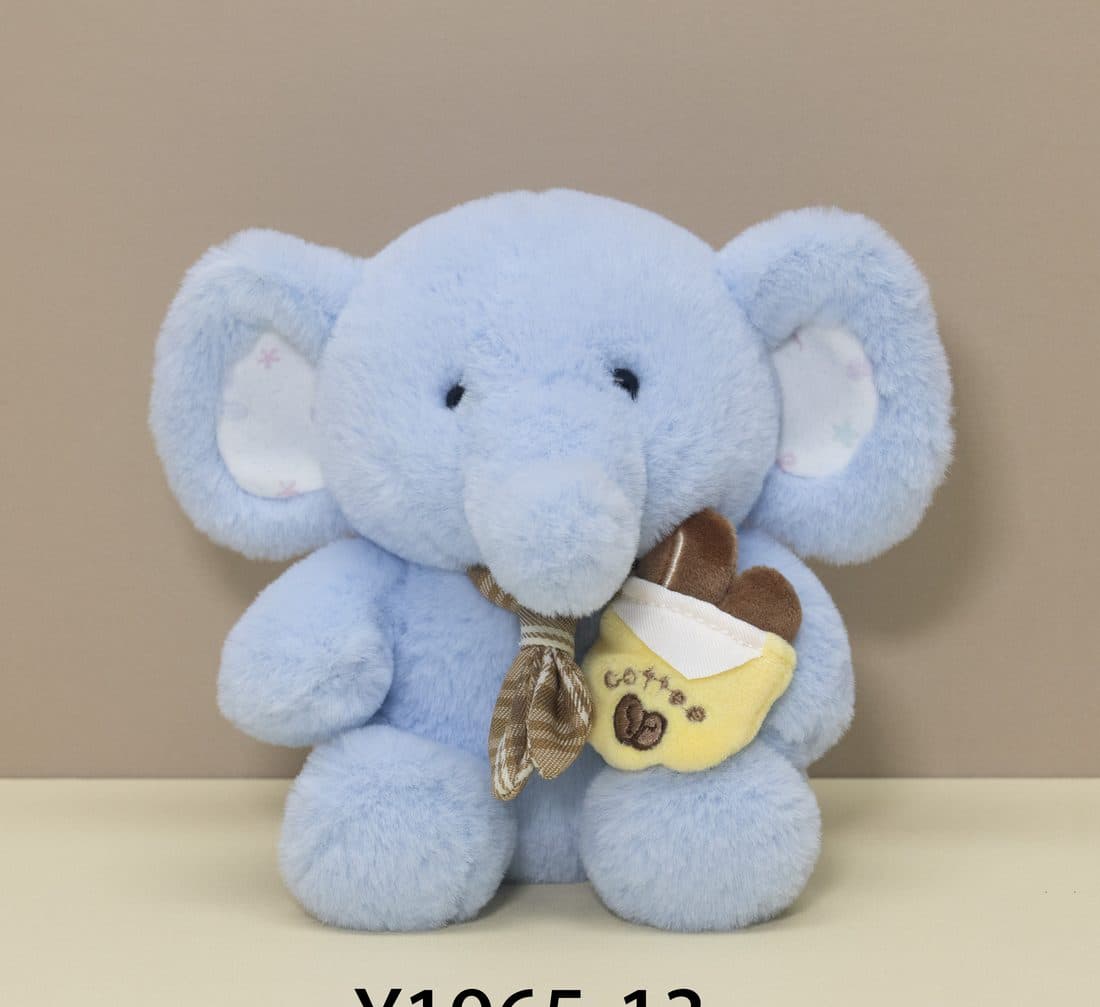 Blue Elephant Plush — LovelyJoy custom plush toy